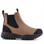 Woden Bottines Magda Track Waterproof Rubber Femme Marron Clair