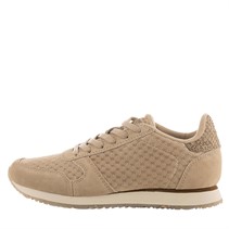 Woden Dame Ydun Suede Mesh II Sneakers Creme