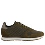Woden Baskets Ydun Suede Mesh II Femme Kaki