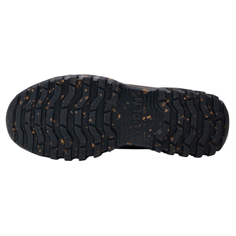 Woden Dame Magda Track Waterproof Rubber Ankelstøvler Chokoladebrun