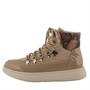 Woden Damen Iris Schlangen Lackstiefeletten 852 Kaffe Creme