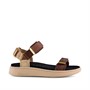 Woden Dame Line Sandaler Brun