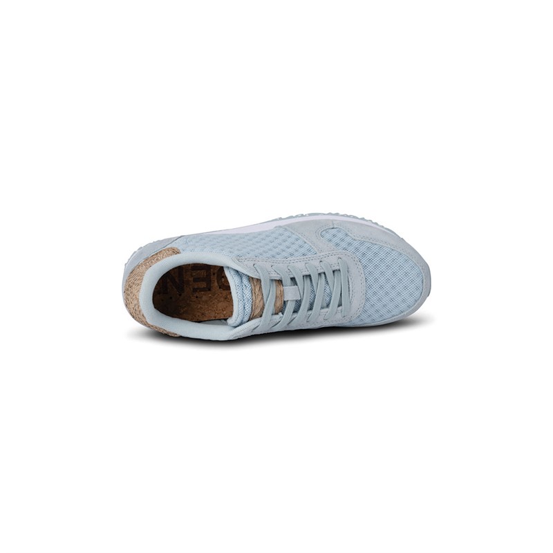 Woden Dames Ydun Suede Mesh II Sneakers 522 Isblå