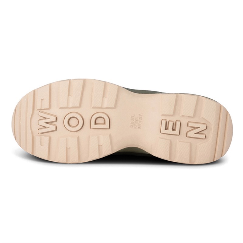 Woden Damen Silje Warm Waterproof Stiefeletten Grün