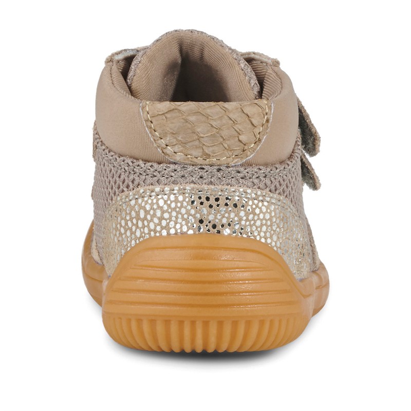 Woden Kleinkind Mädchen Tristan Pearl Lauflernschuhe 776 Silber Nerz