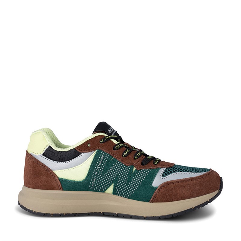 Woden Dame Rigmor Åben Mesh Sneakers 313 Sepia/Dybskov