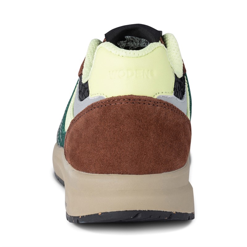 Woden Dame Rigmor Åben Mesh Sneakers 313 Sepia/Dybskov