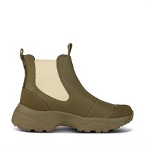 Woden Bottes en caoutchouc imperméables Siri Femme 202 Olive Foncé/Alfalfa