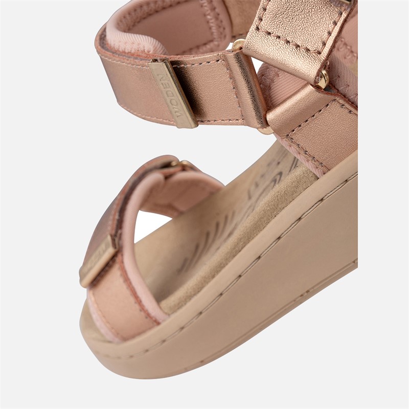 Woden Sandales Métalliques Ligne Femme 023 Rose