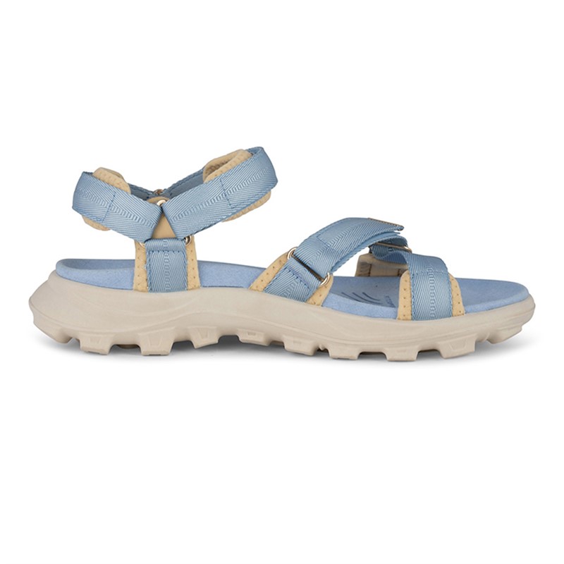 Woden Sandales Sandie Femme 522 Bleu Glacier