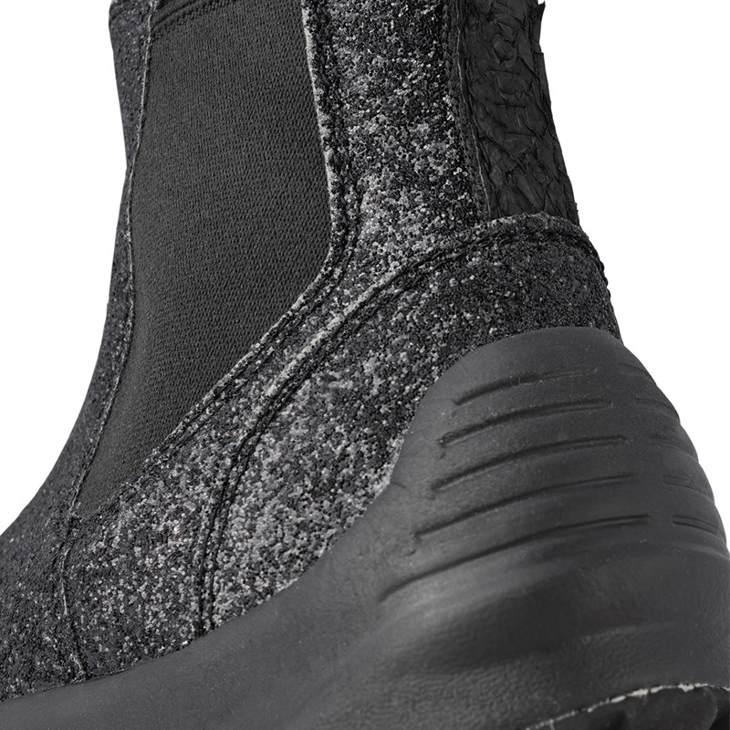 Woden Mädchen Wodens Silja Glitzer Stiefel 020 Black