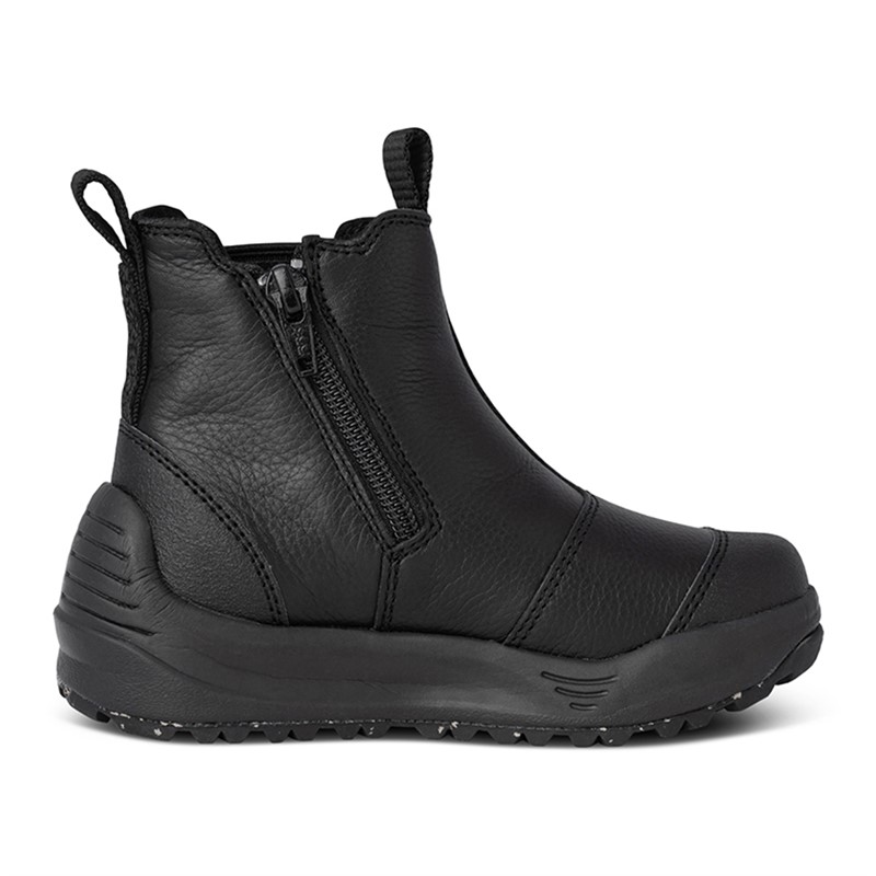 Woden Kinder Wodens Silja Warme Leder Stiefel 020 Black