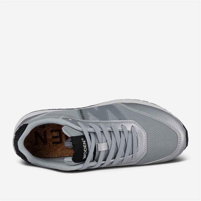 Woden Sonja sneakersy dla niej kolor 039 Silver