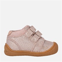 Woden Babytøser Tristan allover perlesko 800 Dry Rose