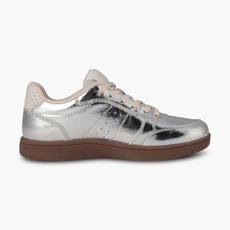 Woden Baskets en cuir Bjork Femme 039 Silver