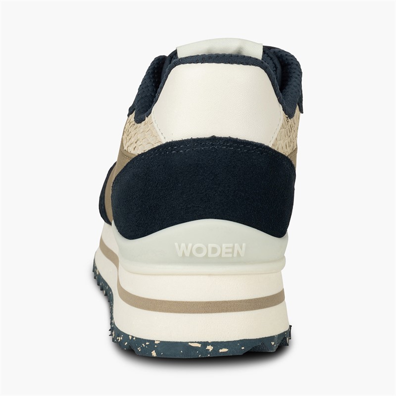 Woden Baskets Femme Ronja Plateau 154 Navy Multi