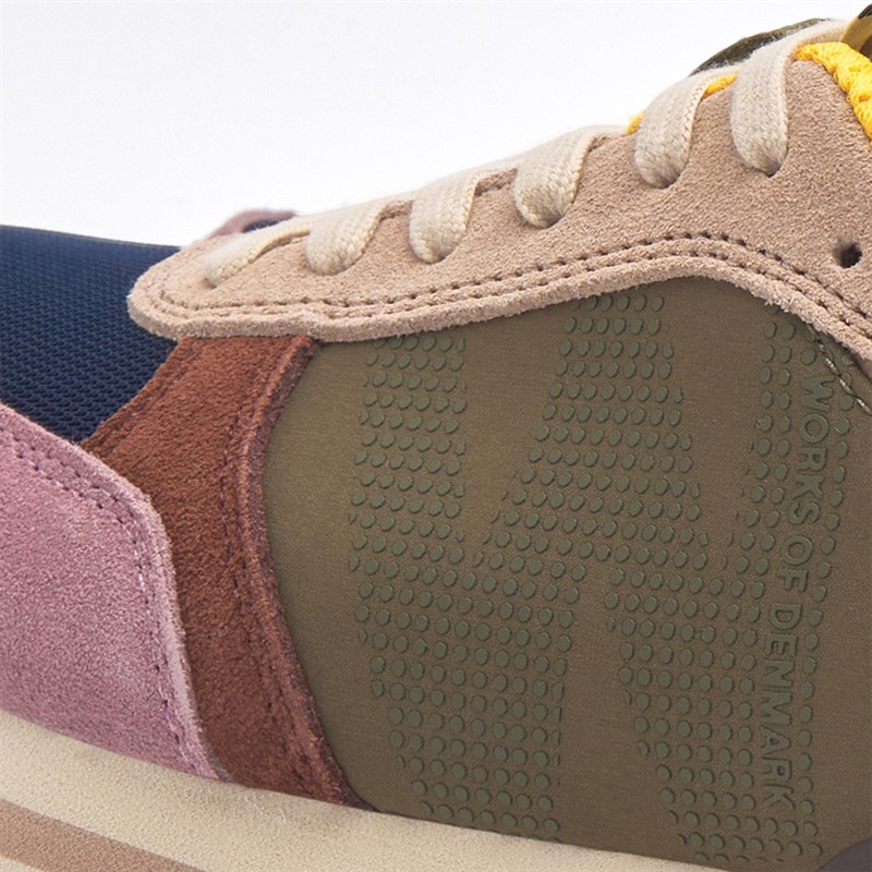 Woden Baskets Femme Ronja Plateau 255 Dark Algae Multi