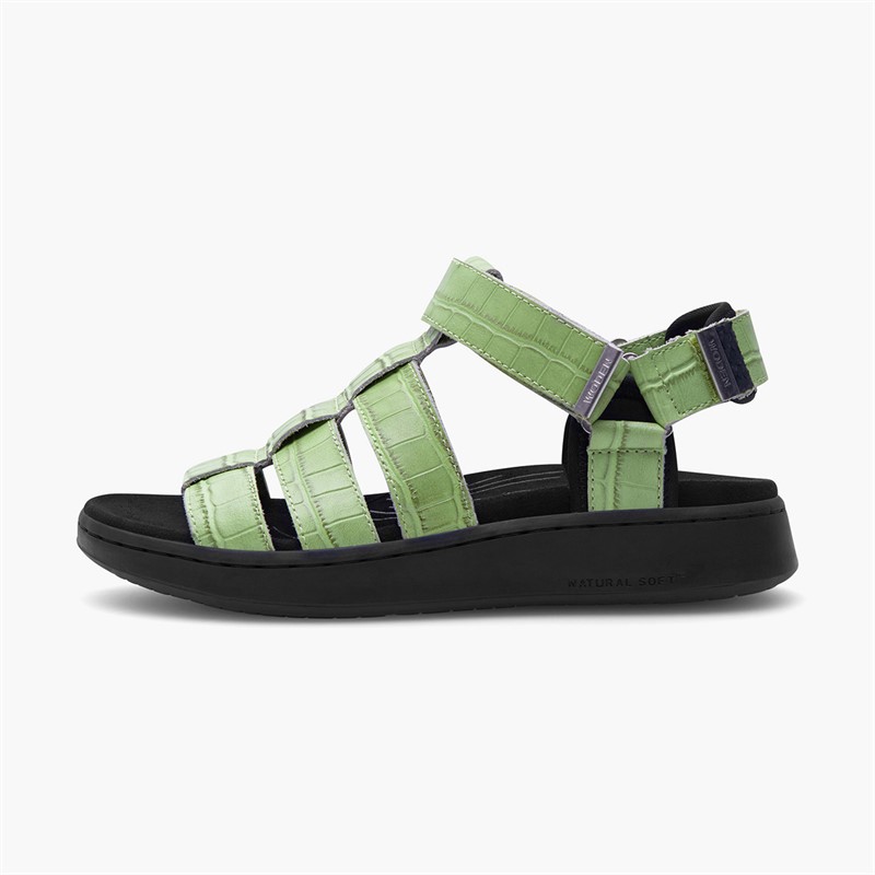 Woden Sandales pêcheur Isabell Femme 278 Matcha