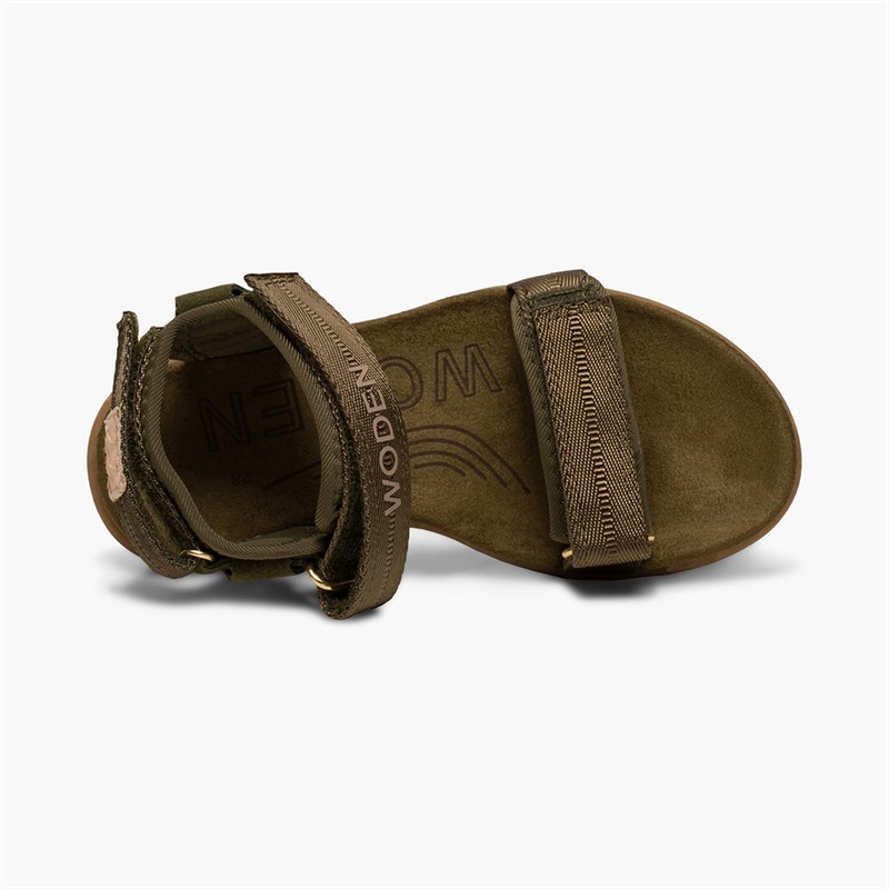 Woden Sandales Cirkeline Enfant 295 Dark Olive