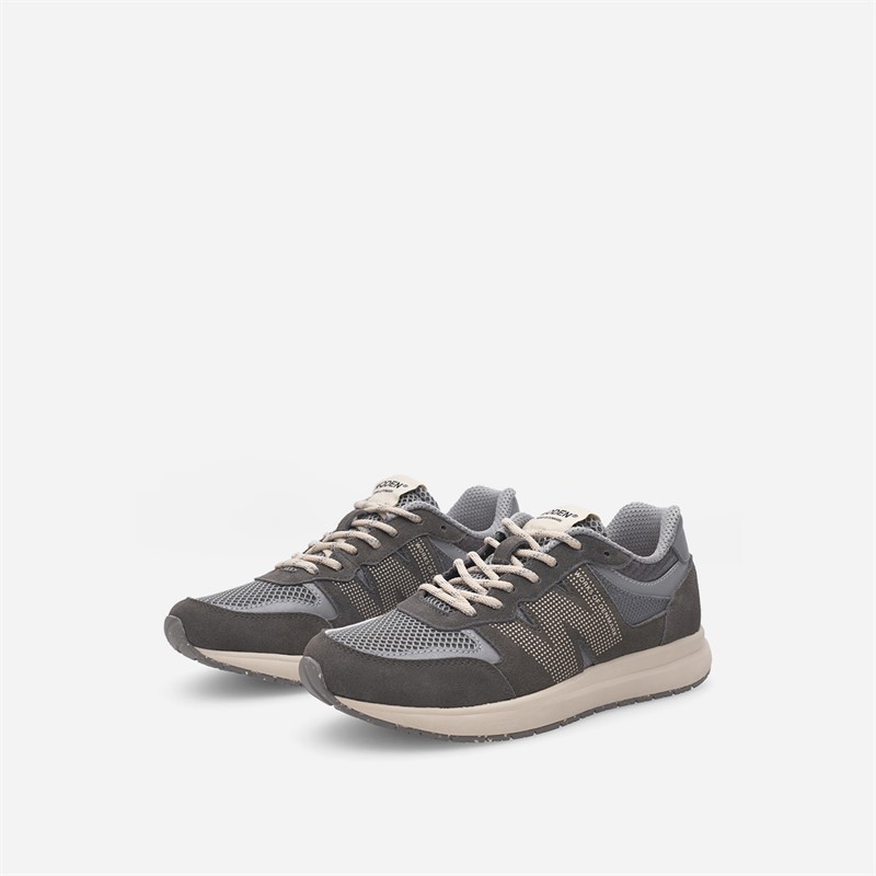 Woden Womens Rigmor Open Mesh Sneakers 051 Dark Grey