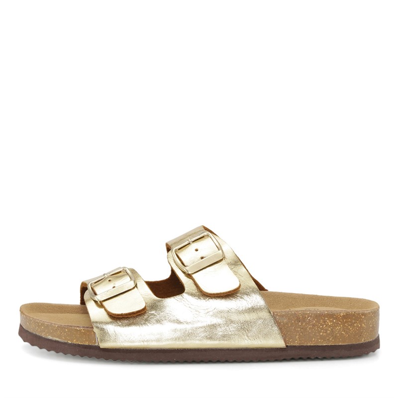 CPH Comfort Dames Bio 2 Band Sandalen Goud