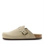 CPH Comfort Bio Suede Clogs Sandalen Hellbraun