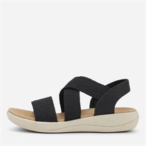 CPH Comfort Sandales Femme élastiques chunky Noir