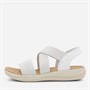 CPH Comfort Sandales élastiques épaisses Femme blanc cassé Offwhite