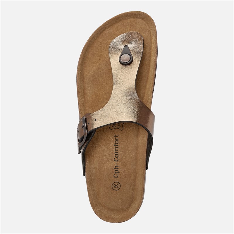 CPH Comfort Bio Thong Sandals Bronze