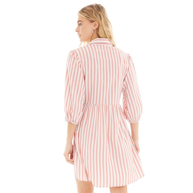 Hooch Womens Raya Dress Pink