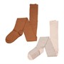 Creamie Chaussettes Glitter Stockings Fille Marron Chaud