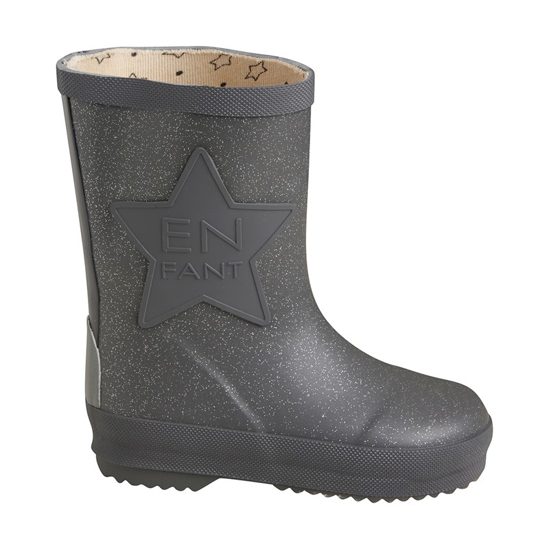En Fant Bottes en Caoutchouc Enfants Gris Bleu