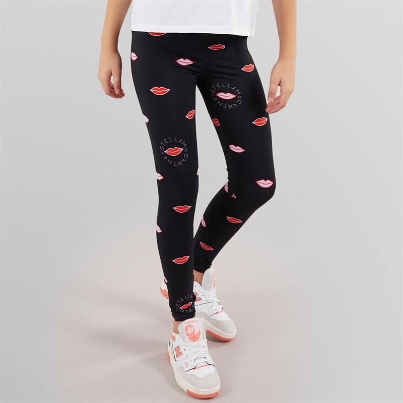 STELLA McCARTNEY Girls Leggings Black/Colourful