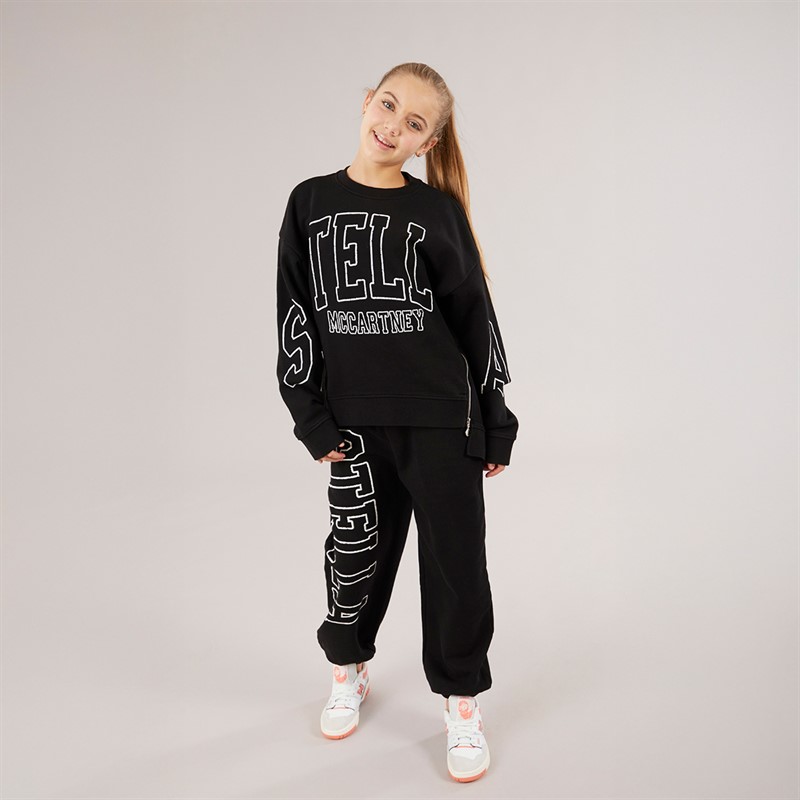 STELLA McCARTNEY Girls Joggers Nero Lavato