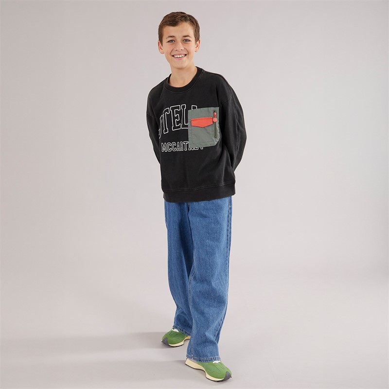 STELLA McCARTNEY Boys Sweatshirt Nero Lavato