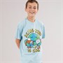 STELLA McCARTNEY Boys T-Shirt Azure Blue Azure-Blue