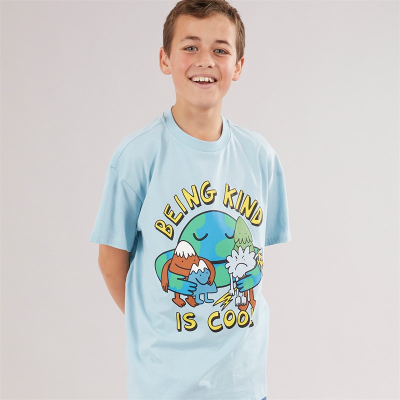 STELLA McCARTNEY Boys T-Shirt Azure Blue Azure-Blue