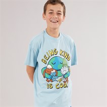 STELLA McCARTNEY Boys T-Shirt Azure Blue Azure-Blue