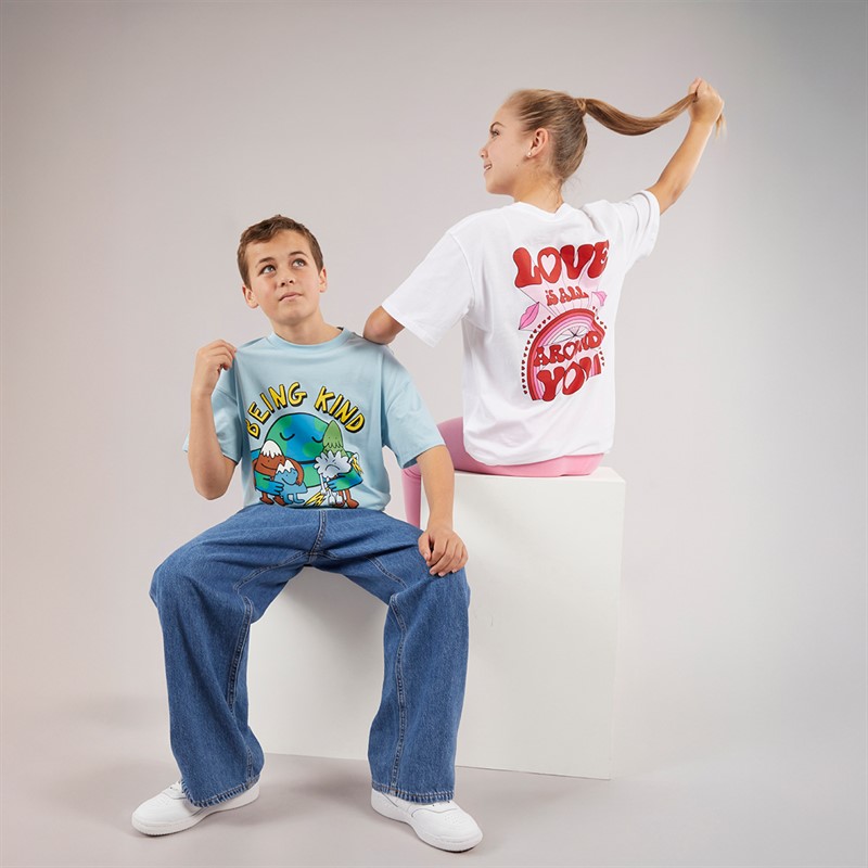 STELLA McCARTNEY Boys T-Shirt Azure Blue Azure-Blue