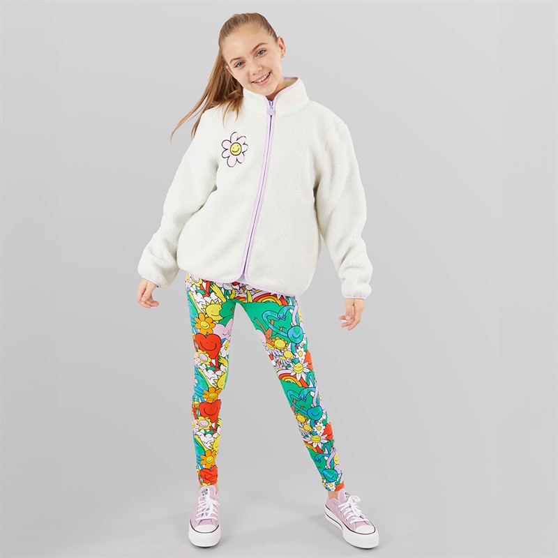 STELLA McCARTNEY Girls Teddy Jacket Ivory