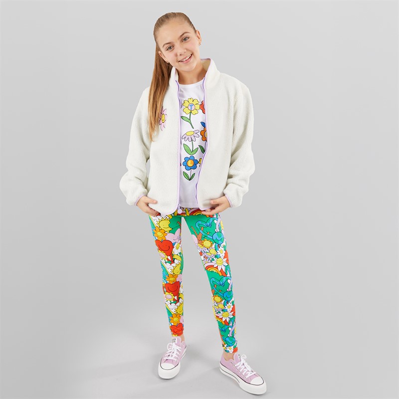 STELLA McCARTNEY Girls Teddy Jacket Ivory