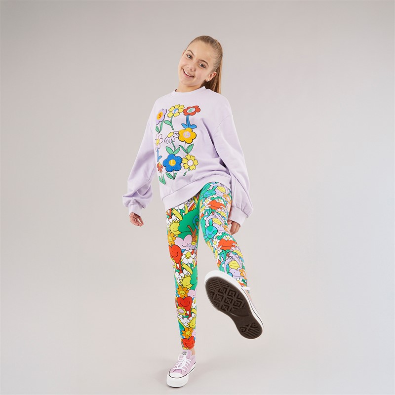 STELLA McCARTNEY Girls Earth Gang Leggings ur Multicolor/Multicolo