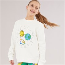 STELLA McCARTNEY Girls Sweatshirt Ivory