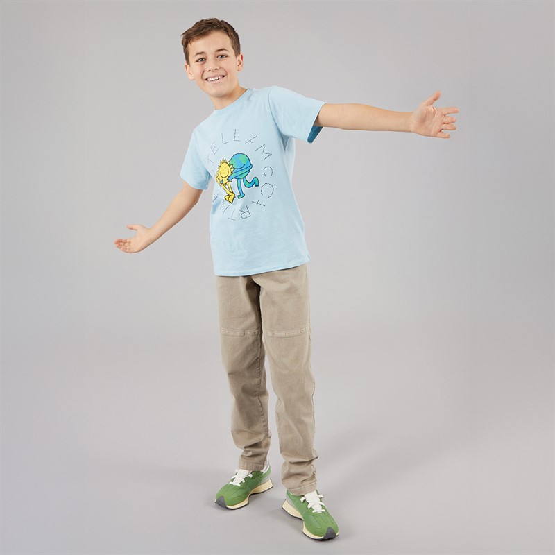 STELLA McCARTNEY Boys T-Shirt Azure Blue Azure-Blue
