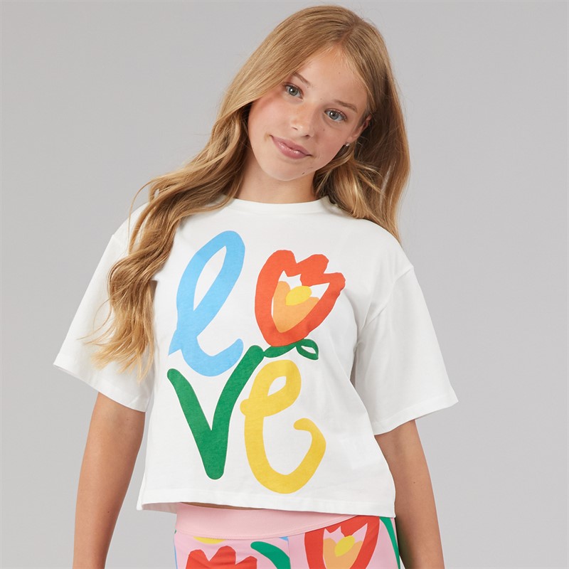 STELLA McCARTNEY Girls T-Shirt Ivory