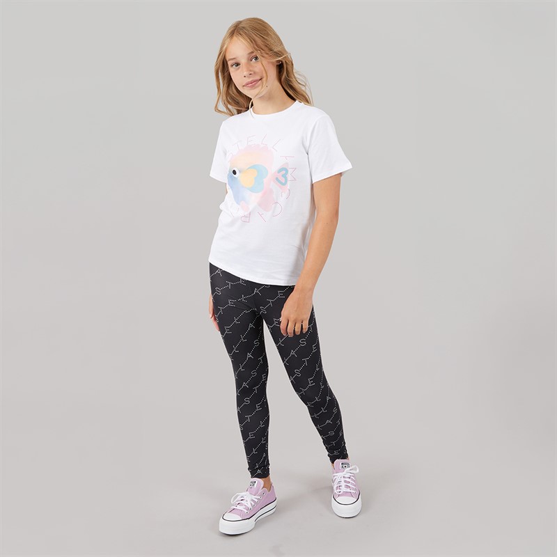 STELLA McCARTNEY Girls Leggings Black/White