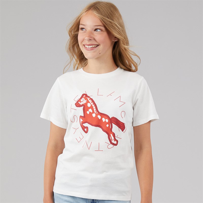 STELLA McCARTNEY Girls T-Shirt Ivory