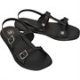 zaxy Dame Zaxy Buckle Sandaler Sort