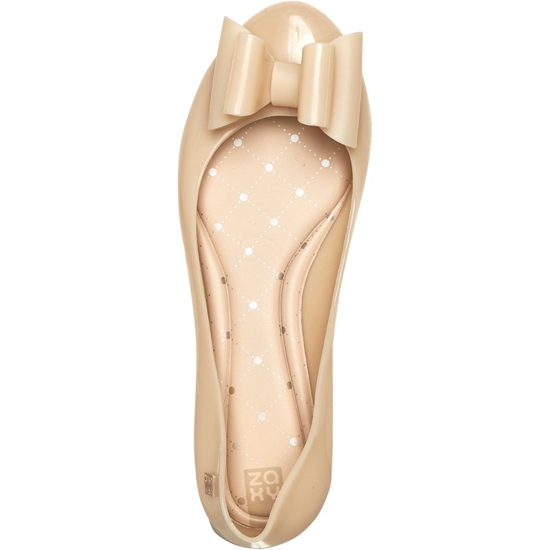 Buy zaxy Womens Pop Bow Classic Shoes Ivory