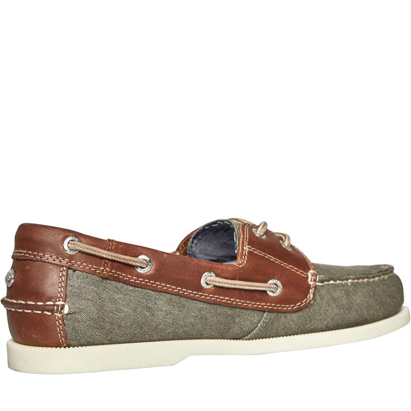 Chatham Marine Mens Ambon Deck Shoes Khaki/Tan